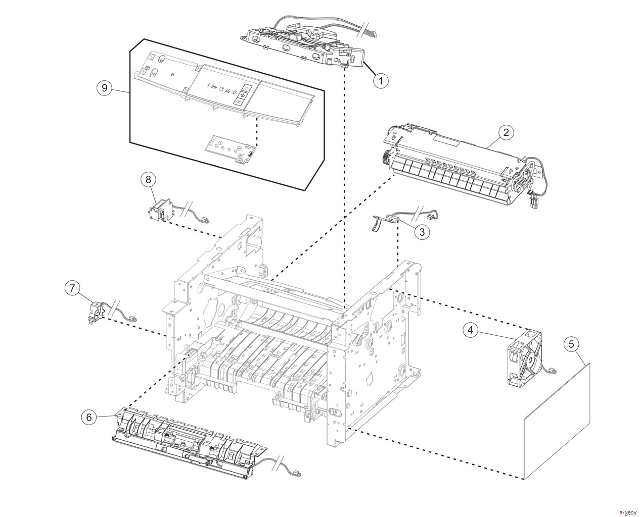 Lexmark MS310 Parts Argecy